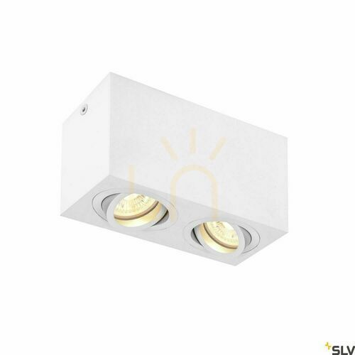 Kontrola Stropní svítidlo SLV TRILEDO Double Square CL bílé GU10 1002006
