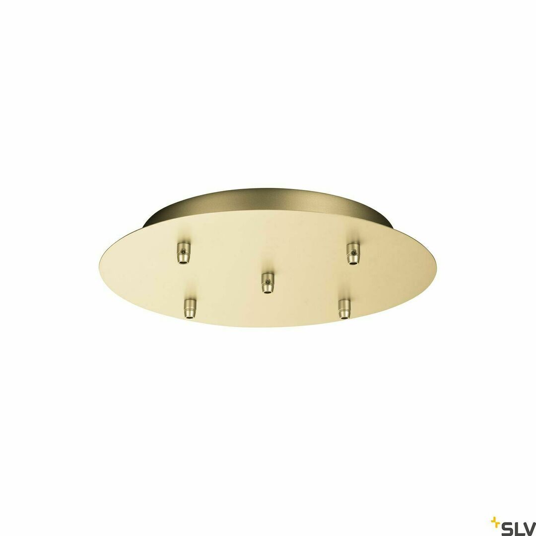 Kontrola Stropní rozeta SLV FITU 5 vývodů zlatá 33 cm 1002165 Stropní rozeta SLV FITU 5 vývodů zlatá 33 cm 1002165