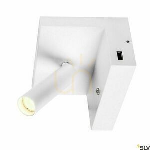 Nástěnné světlo SLV KARPO Bedside bílé LED 6,8W 3000K USB 1002140 1 Nástěnné světlo SLV KARPO Bedside bílé LED 6,8W 3000K USB 1002140 small 1