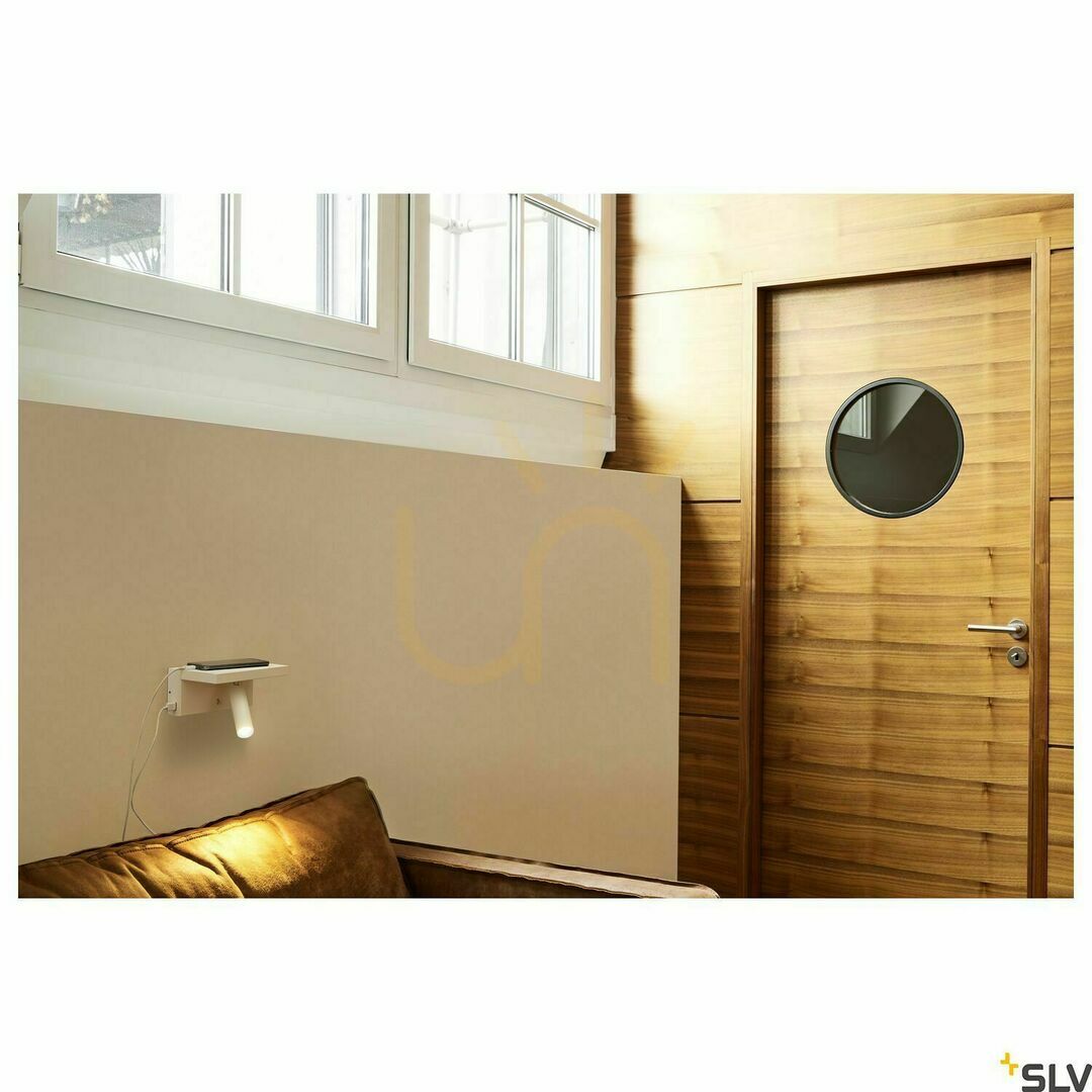 Zobrazit Nástěnné světlo SLV KARPO Bedside bílé LED 6,8W 3000K USB 1002140 Nástěnné světlo SLV KARPO Bedside bílé LED 6,8W 3000K USB 1002140