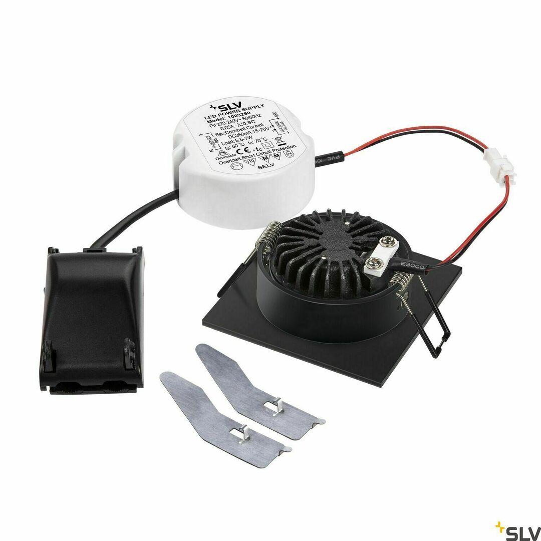 Pohled Zápustné svítidlo SLV NEW TRIA 68 černé 7,2 W 230 V dim-to-warm 1001991 Zápustné svítidlo SLV NEW TRIA 68 černé 7,2 W 230 V dim-to-warm 1001991
