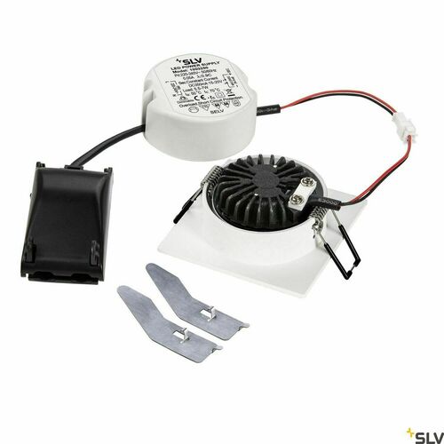 Kontrola Zápustné svítidlo SLV NEW TRIA 68 bílé LED 7,2W 1800-3000K Dim to Warm CRI95 1001992
