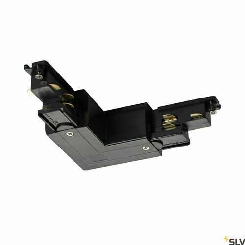 Kontrola Úhlový napájecí konektor SLV S-TRACK DALI 3f černý 1002647