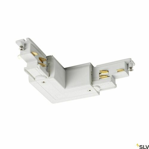 Kontrola Rohový napájecí konektor SLV S-TRACK DALI bílý 3fázový 1002649