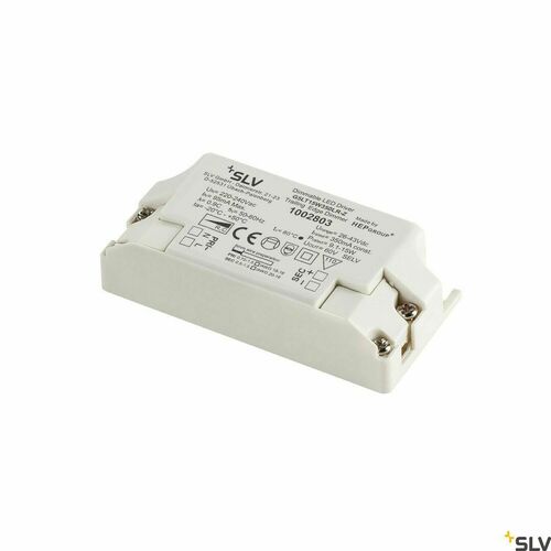 Kontrola LED ovladač SLV stmívatelný 9–15 W 350 mA bílý IP20 1002803