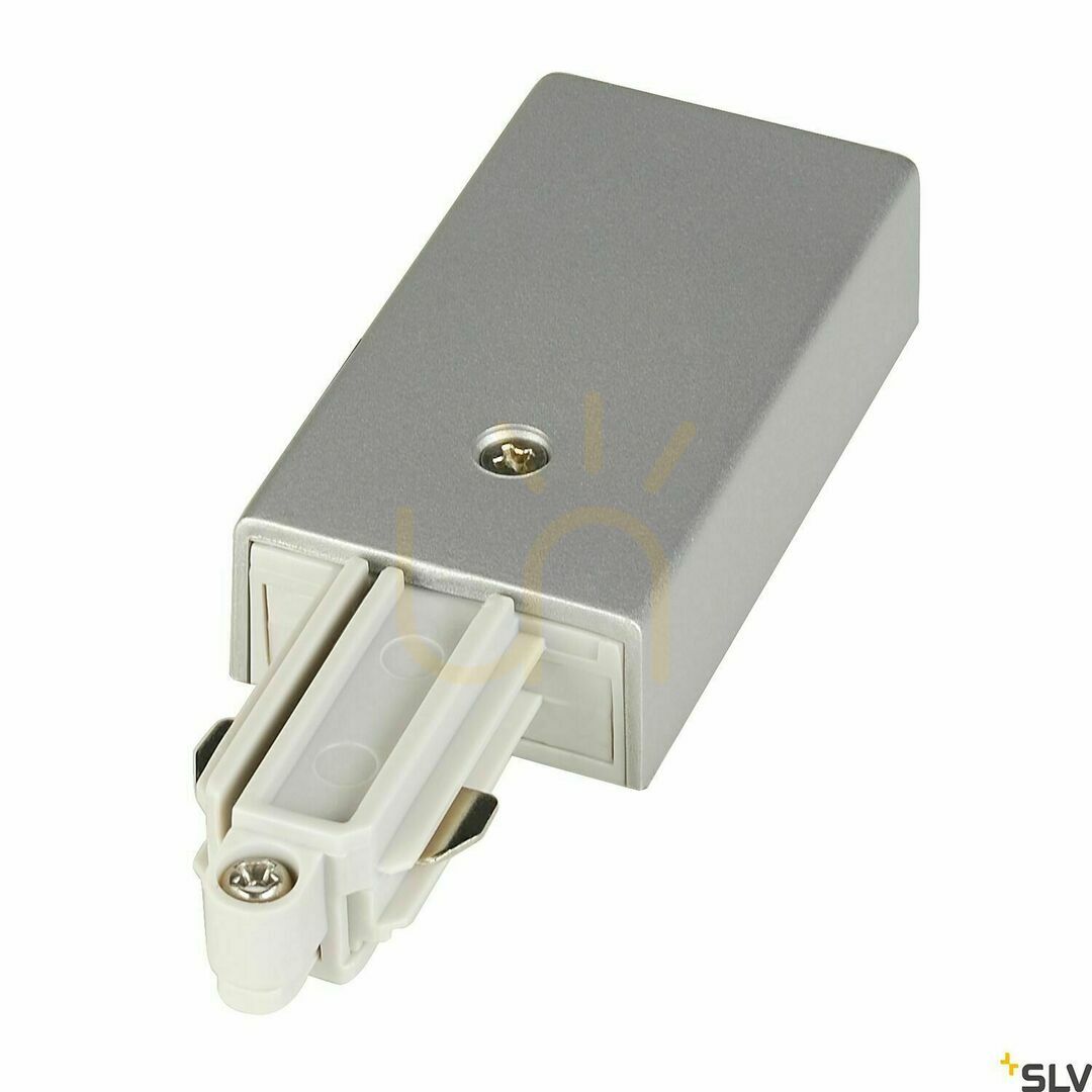 Kontrola Napájecí konektor lištový SLV 1 SYSTEM 143032 šedý 1fázový IP20 Napájecí konektor lištový SLV 1 SYSTEM 143032 šedý 1fázový IP20