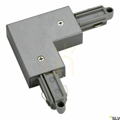 Kontrola Rohový napájecí konektor přípojnice SLV 1 SYSTEM šedý 143052