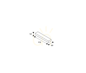 Podélný napájecí konektor SLV 1 SYSTEM černý 143100 small 1