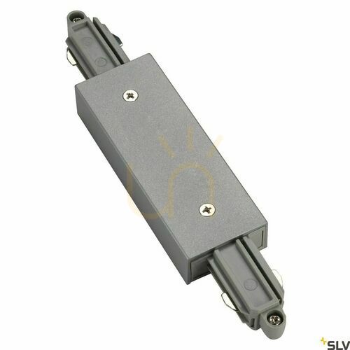 Kontrola Podélný napájecí konektor přípojnice SLV 1 SYSTEM šedý 143102