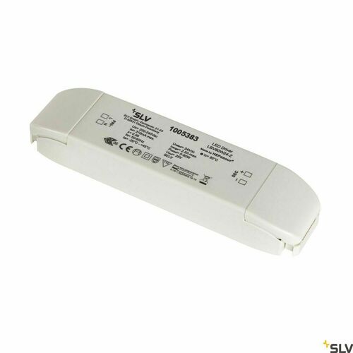 Kontrola LED napájecí zdroj SLV 60 W / 24 V, matně bílý, 1005383