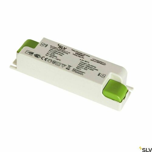 Kontrola LED ovladač SLV stmívatelný 40 W 1000 mA 230 V bílý 1005387