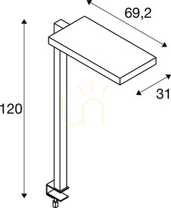 Stolní lampa SLV WORKLIGHT II bílá 79W 4000K 7600lm 1005394 6 Stolní lampa SLV WORKLIGHT II bílá 79W 4000K 7600lm 1005394 small 6
