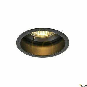Zápustné svítidlo SLV HORN GU10 černé hliníkové 7,6 cm 1005435 small 0