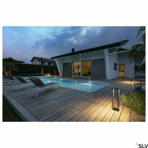 Kontrola Venkovní post světlo SLV QUADRULO antracit 53 cm LED 7 W 3000 K IP55 1005442