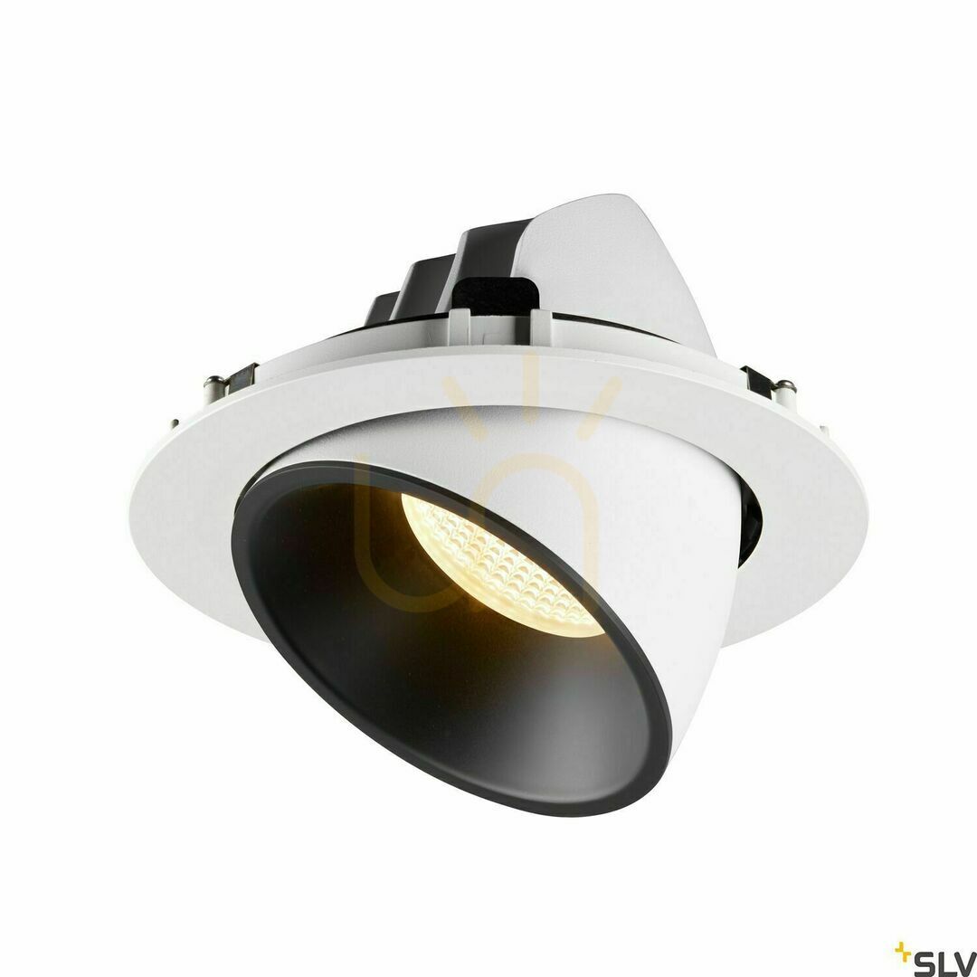 Náhled Zápustné svítidlo SLV NUMINOS GIMBLE XL bílo-černé 37,4 W 3000 K 1006056 Zápustné svítidlo SLV NUMINOS GIMBLE XL bílo-černé 37,4 W 3000 K 1006056