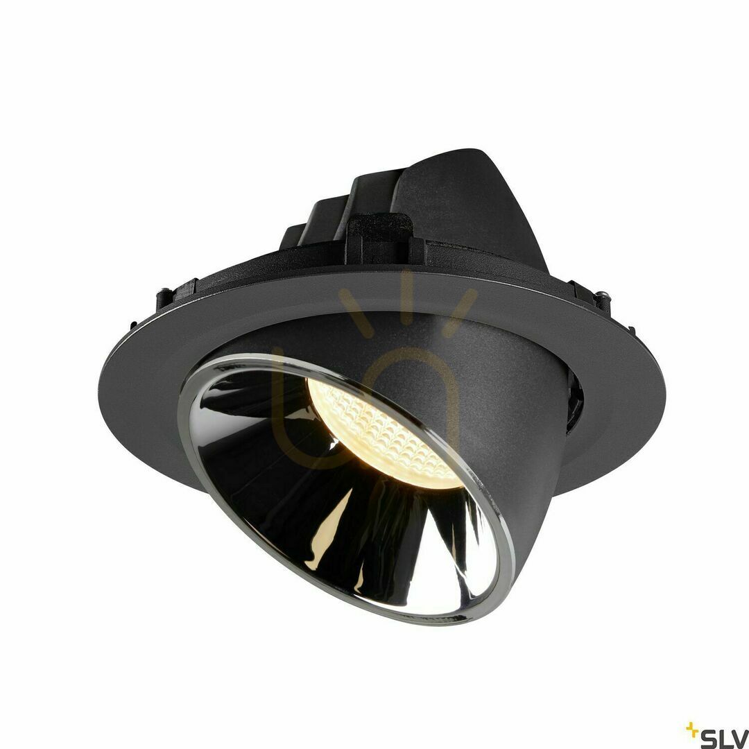 Náhled Zápustné svítidlo SLV NUMINOS GIMBLE XL černé 37,4 W 3000 K 3500 lm 1006052 Zápustné svítidlo SLV NUMINOS GIMBLE XL černé 37,4 W 3000 K 3500 lm 1006052