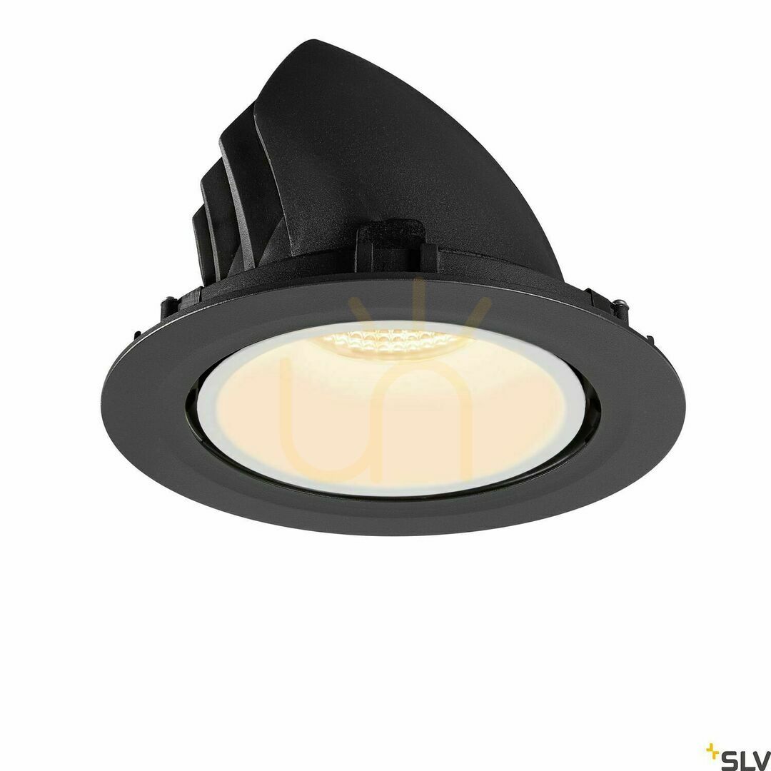 Pohled Zápustné svítidlo SLV NUMINOS GIMBLE XL černé 37,4 W 2700 K 3500 lm 1006036 Zápustné svítidlo SLV NUMINOS GIMBLE XL černé 37,4 W 2700 K 3500 lm 1006036