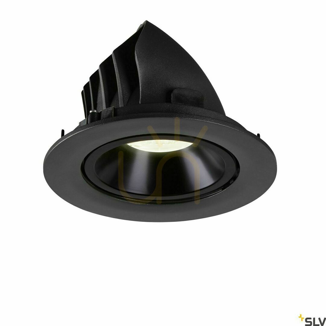 Pohled Zápustné svítidlo SLV NUMINOS GIMBLE L černé 25,4 W 4000 K 2350 lm 1006017 Zápustné svítidlo SLV NUMINOS GIMBLE L černé 25,4 W 4000 K 2350 lm 1006017