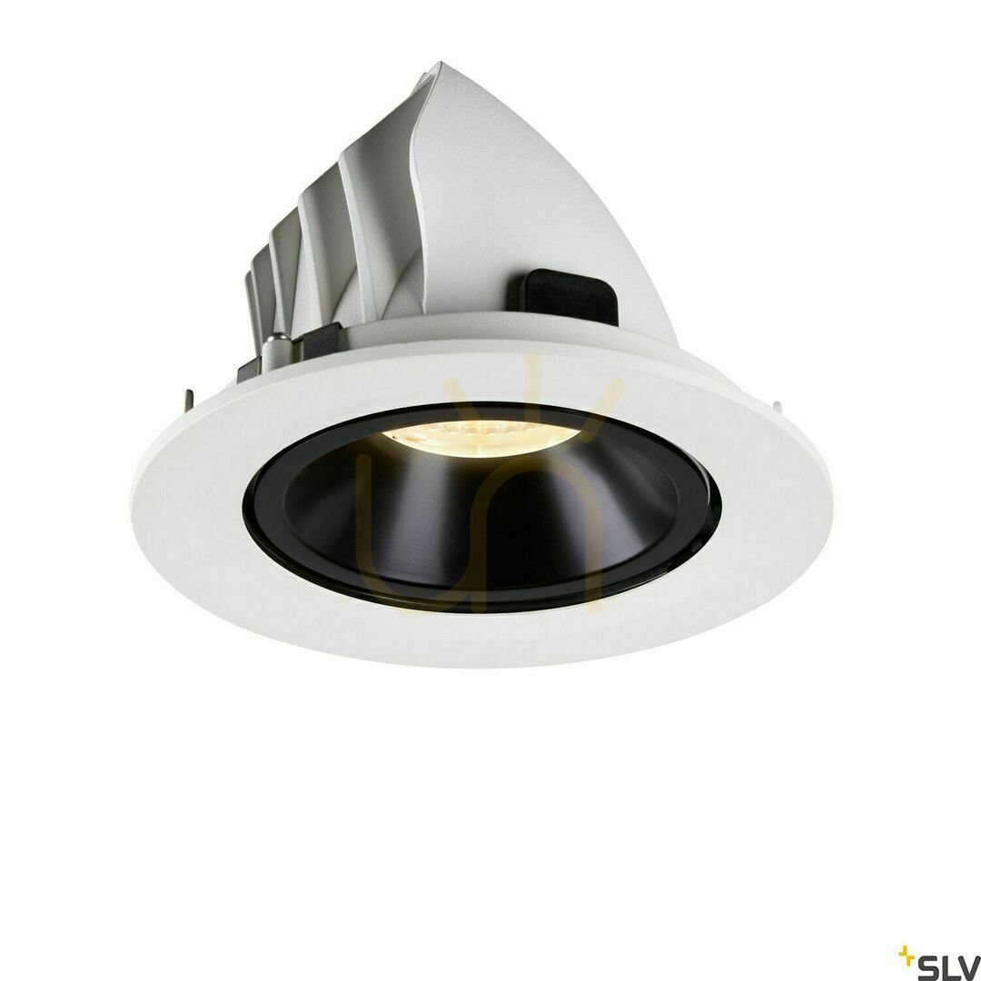 Pohled Zápustné svítidlo SLV NUMINOS GIMBLE L bílo-černé 25,4W 3000K 1006005 Zápustné svítidlo SLV NUMINOS GIMBLE L bílo-černé 25,4W 3000K 1006005