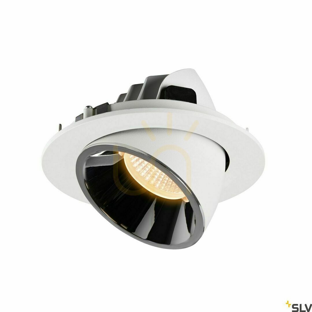 Náhled Zápustné svítidlo SLV NUMINOS GIMBLE L bílé/chrom 25,4 W 2700 K 1005986 Zápustné svítidlo SLV NUMINOS GIMBLE L bílé/chrom 25,4 W 2700 K 1005986
