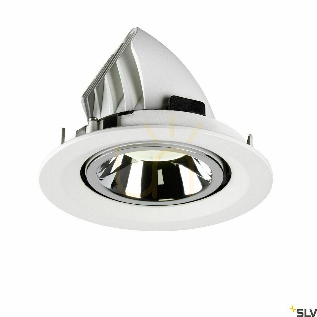 Pohled Zápustné svítidlo SLV NUMINOS GIMBLE M bílé/chrom 17,5 W 4000 K 1005968 Zápustné svítidlo SLV NUMINOS GIMBLE M bílé/chrom 17,5 W 4000 K 1005968