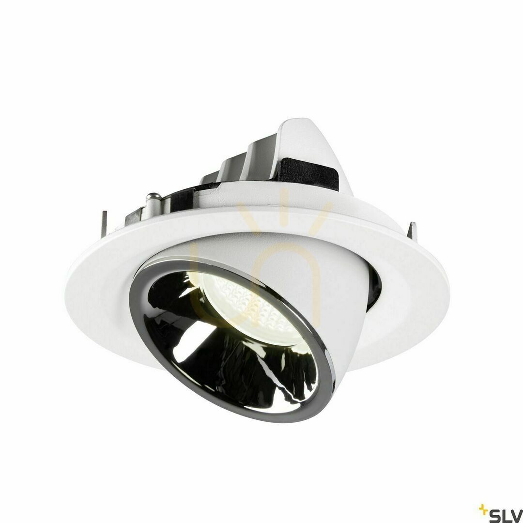 Náhled Zápustné svítidlo SLV NUMINOS GIMBLE M bílé/chrom 17,5 W 4000 K 1005968 Zápustné svítidlo SLV NUMINOS GIMBLE M bílé/chrom 17,5 W 4000 K 1005968