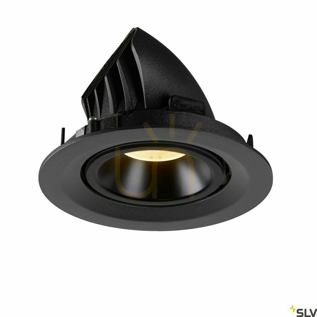 Pohled Zápustné svítidlo SLV NUMINOS GIMBLE M černé 17,5 W 3000 K 1005942 Zápustné svítidlo SLV NUMINOS GIMBLE M černé 17,5 W 3000 K 1005942