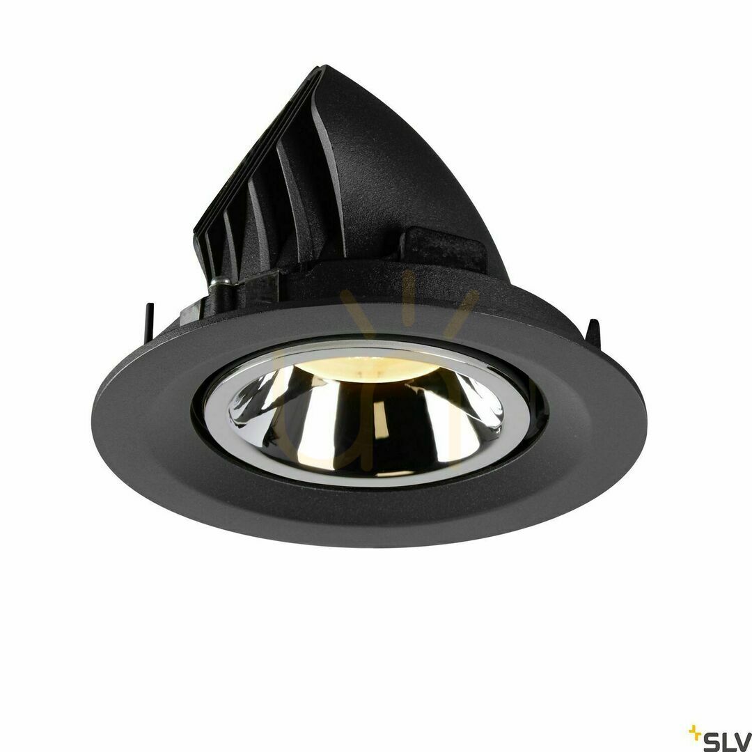 Pohled Zápustné svítidlo SLV NUMINOS GIMBLE M černé 17,5 W 3000 K 1005944 Zápustné svítidlo SLV NUMINOS GIMBLE M černé 17,5 W 3000 K 1005944