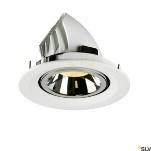 Zápustné svítidlo SLV NUMINOS GIMBLE M bílé/chrom 17,5 W 2700 K 1005932 small 1