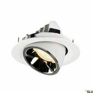 Zápustné svítidlo SLV NUMINOS GIMBLE M bílé/chrom 17,5 W 2700 K 1005932 small 2