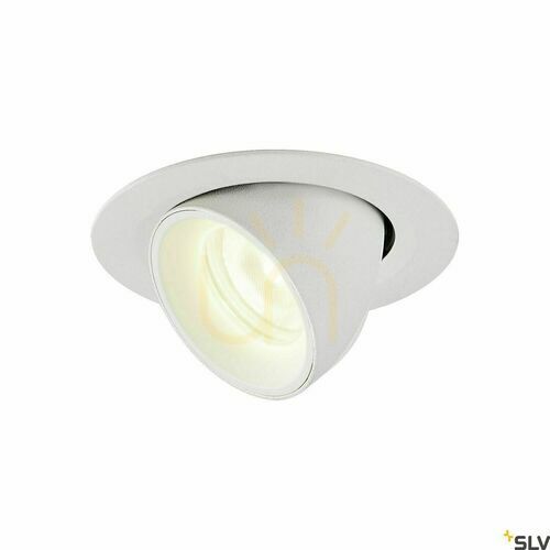 Kontrola Zápustné bodové svítidlo SLV NUMINOS GIMBLE XS bílé, LED 7 W, 730 lm, 4000 K, CRI 90, 40°, 1005862