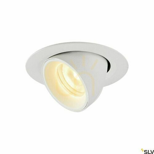 Kontrola Zápustné svítidlo SLV NUMINOS GIMBLE XS bílé 7W 3000K 730 lm 1005841