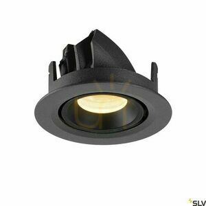 Zápustné výklopné svítidlo SLV NUMINOS GIMBLE XS 1005834 7W 3000K 670lm černé small 1