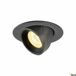 Zápustné výklopné svítidlo SLV NUMINOS GIMBLE XS 1005834 7W 3000K 670lm černé small 0