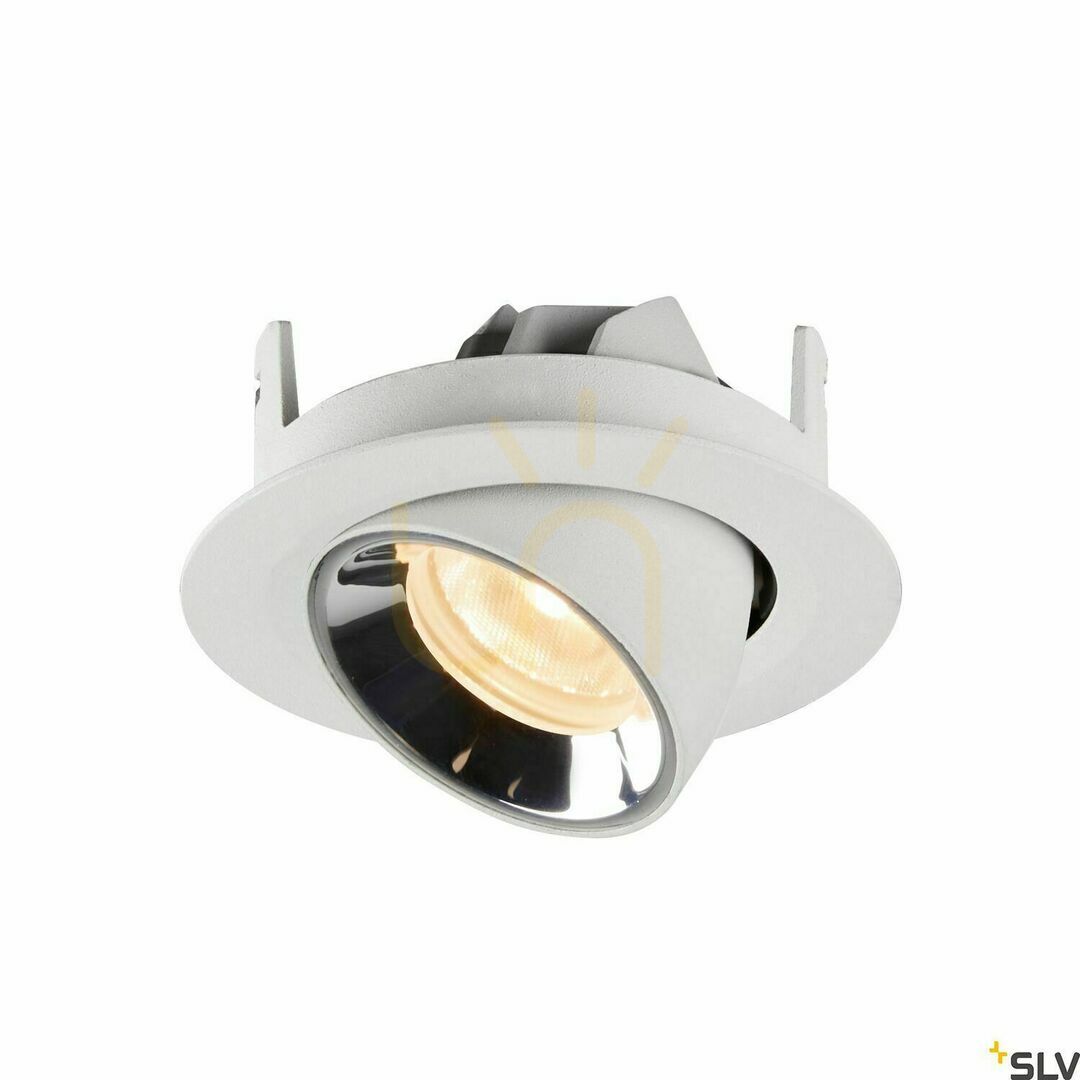 Náhled Zápustné svítidlo SLV NUMINOS GIMBLE XS bílé/chrom 7W 2700K 1005827 Zápustné svítidlo SLV NUMINOS GIMBLE XS bílé/chrom 7W 2700K 1005827