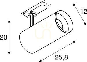 Lištové svítidlo SLV NUMINOS XL PHASE 36W 4000K černé 3f 1005735 3 Lištové svítidlo SLV NUMINOS XL PHASE 36W 4000K černé 3f 1005735 small 3