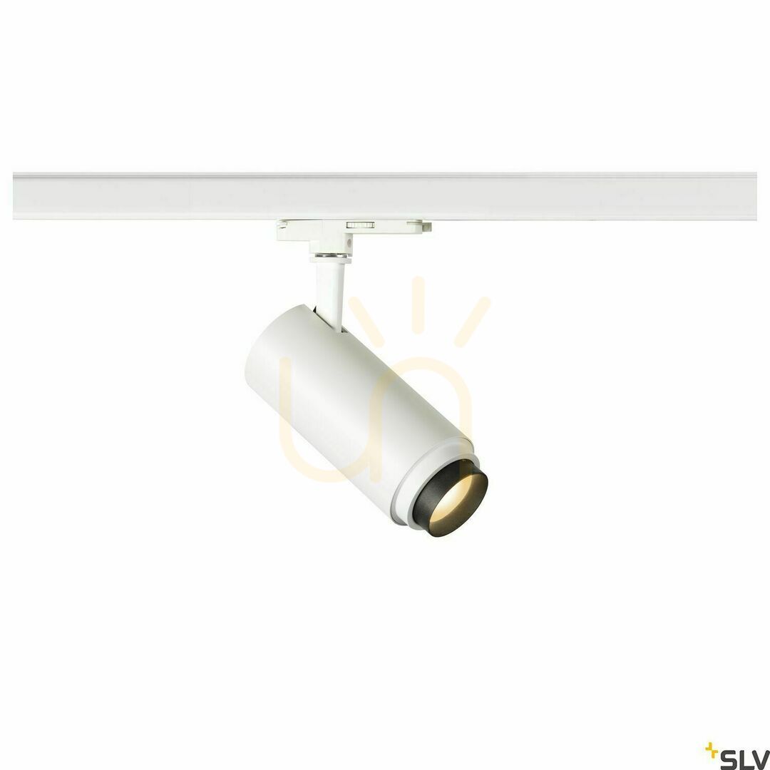 Pohled Dráhové světlo SLV NUMINOS ZOOM M DALI bílé 20W 3000K 3fázové 1006117 Dráhové světlo SLV NUMINOS ZOOM M DALI bílé 20W 3000K 3fázové 1006117