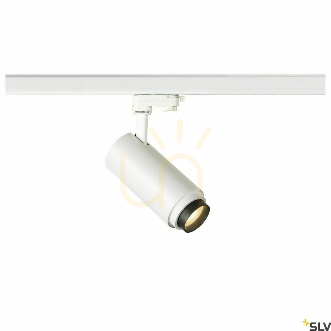 Pohled Dráhové svítidlo SLV NUMINOS Zoom M Phase bílé 20W 3000K 3fázové 1006111 Dráhové svítidlo SLV NUMINOS Zoom M Phase bílé 20W 3000K 3fázové 1006111