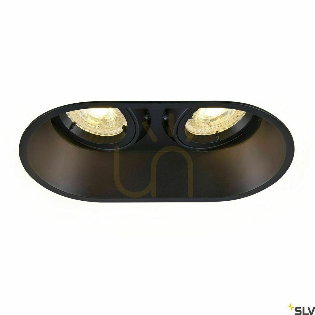 Zobrazit Zapuštěné svítidlo SLV HORN dvojité QPAR51 černé 25W 1006121 Zapuštěné svítidlo SLV HORN dvojité QPAR51 černé 25W 1006121