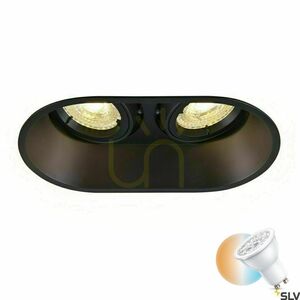Zapuštěné svítidlo SLV HORN dvojité QPAR51 černé 25W 1006121 0 Zapuštěné svítidlo SLV HORN dvojité QPAR51 černé 25W 1006121 small 0