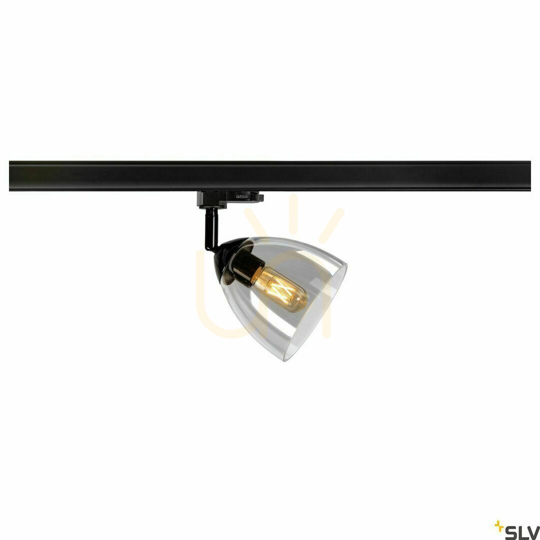 Pohled Dráhové svítidlo SLV PARA CONE GL GU10 černé 3fázové 25W 1006157 Dráhové svítidlo SLV PARA CONE GL GU10 černé 3fázové 25W 1006157