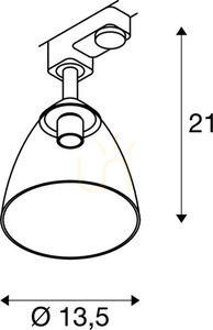 Dráhové svítidlo SLV PARA CONE GL GU10 černé 3fázové 25W 1006157 5 Dráhové svítidlo SLV PARA CONE GL GU10 černé 3fázové 25W 1006157 small 5
