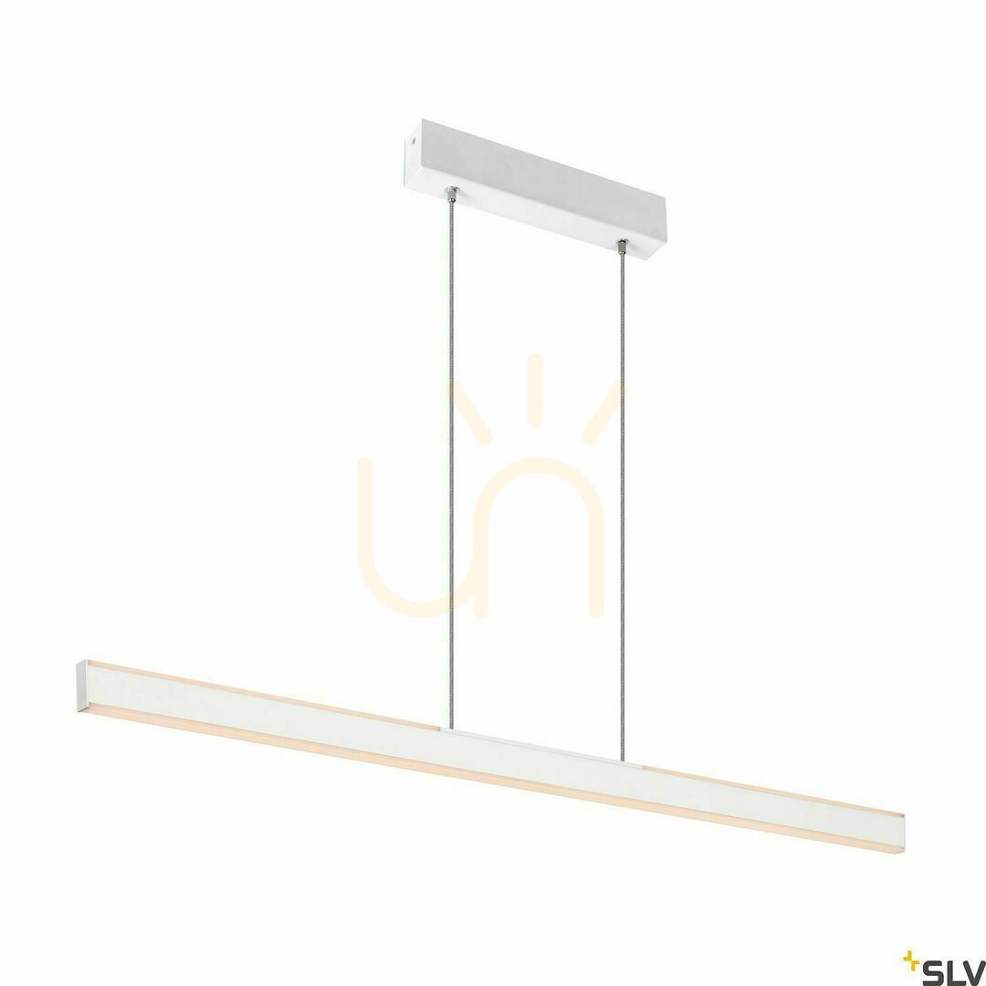 Pohled Závěsné svítidlo SLV ONE LINEAR 1006186 bílé 24W 2700/3000K 104 cm Závěsné svítidlo SLV ONE LINEAR 1006186 bílé 24W 2700/3000K 104 cm