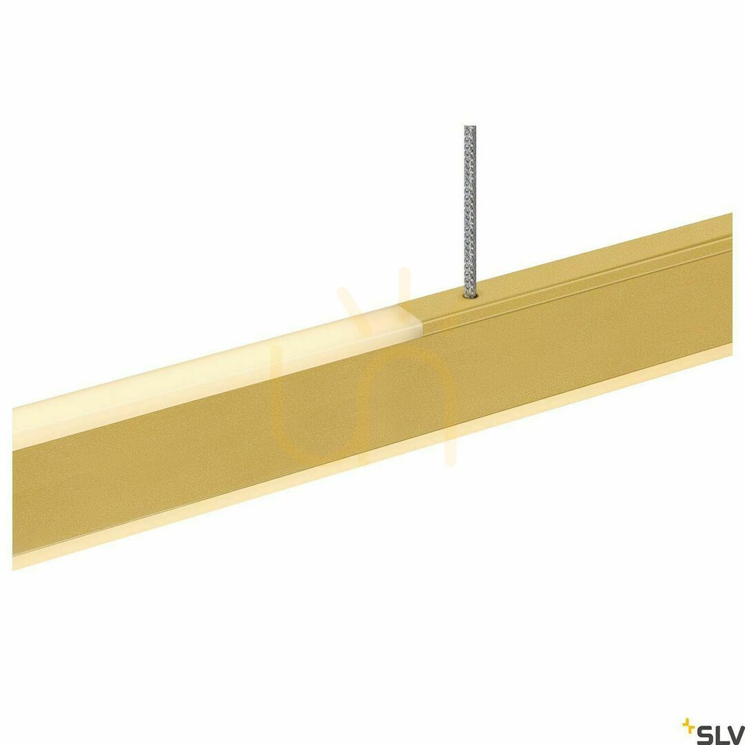Náhled Závěsné svítidlo SLV ONE LINEAR 1006187 mosaz 24W 2700/3000K 104 cm Závěsné svítidlo SLV ONE LINEAR 1006187 mosaz 24W 2700/3000K 104 cm