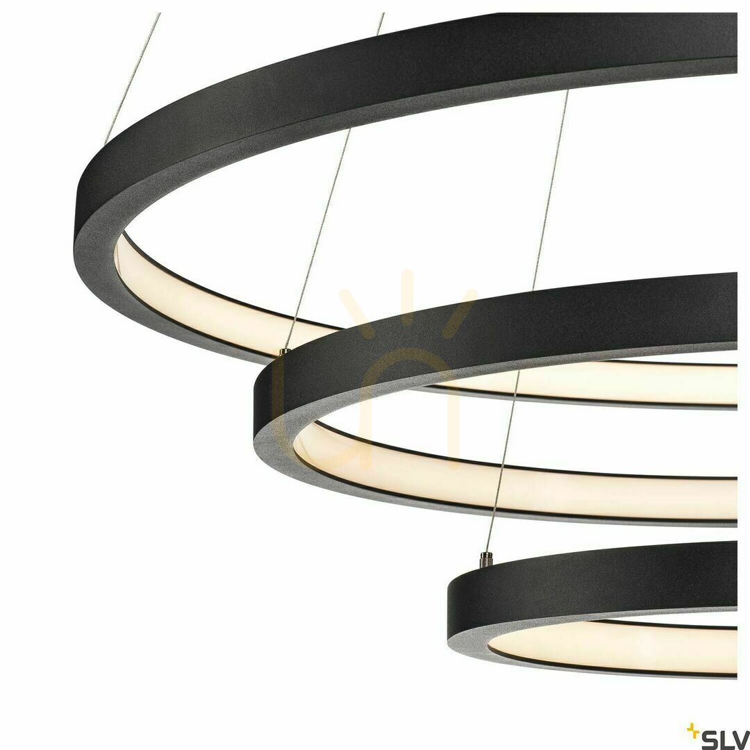 Náhled Závěsné svítidlo SLV ONE TRIPLE DALI černé 80 cm 64W 1002913 Závěsné svítidlo SLV ONE TRIPLE DALI černé 80 cm 64W 1002913