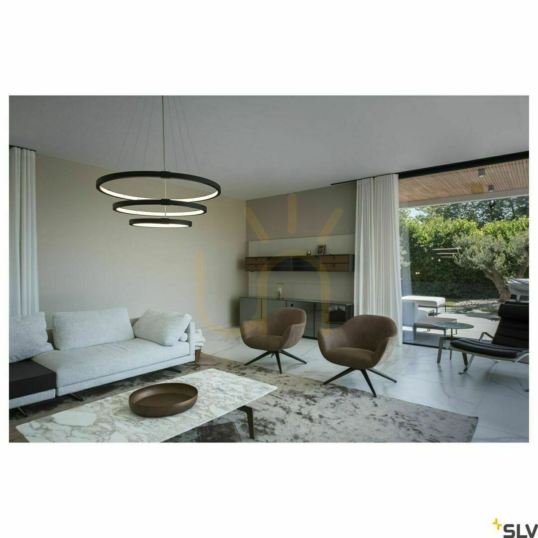 Zobrazit Závěsné svítidlo SLV ONE TRIPLE DALI černé 80 cm 64W 1002913 Závěsné svítidlo SLV ONE TRIPLE DALI černé 80 cm 64W 1002913