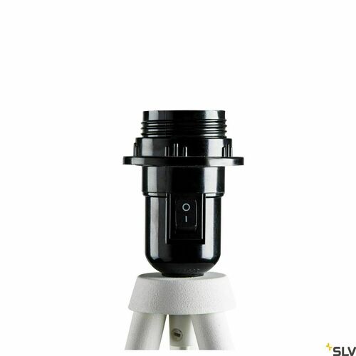 Kontrola Základna stojací lampy SLV FENDA II E27 40 W, bílo-černá, bez stínidla 1003033