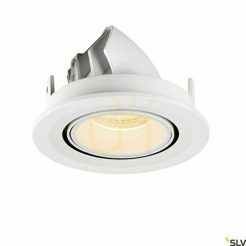 Kontrola Zápustné výklopné svítidlo SLV NUMINOS GIMBLE S bílé LED 8,6 W 2700 K 55° 1005883
