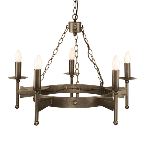 Kontrola Lustr Cromwell 5 Light Elstead