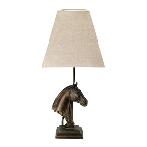 1 světelná stolní lampa Eclipse s kuželovým čtvercovým stínidlem Elstead small 1
